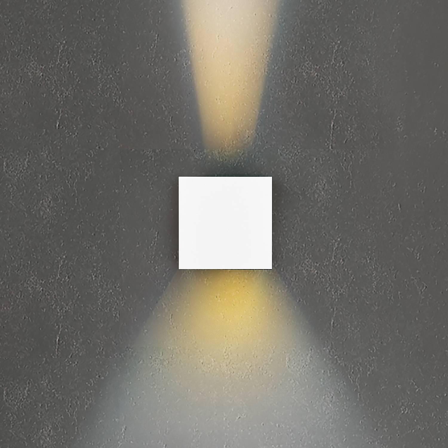 Wandleuchte Talent Typ A Stahl / ABS Weiß Weiß 1