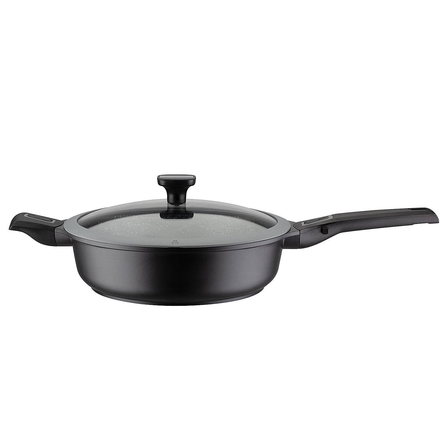 Schmorpfanne Easy Click 5-teilig Schwarz 0