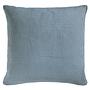 Wafel II Pillowcase Cotton Blue-Gray 50 x 50 cm 0
