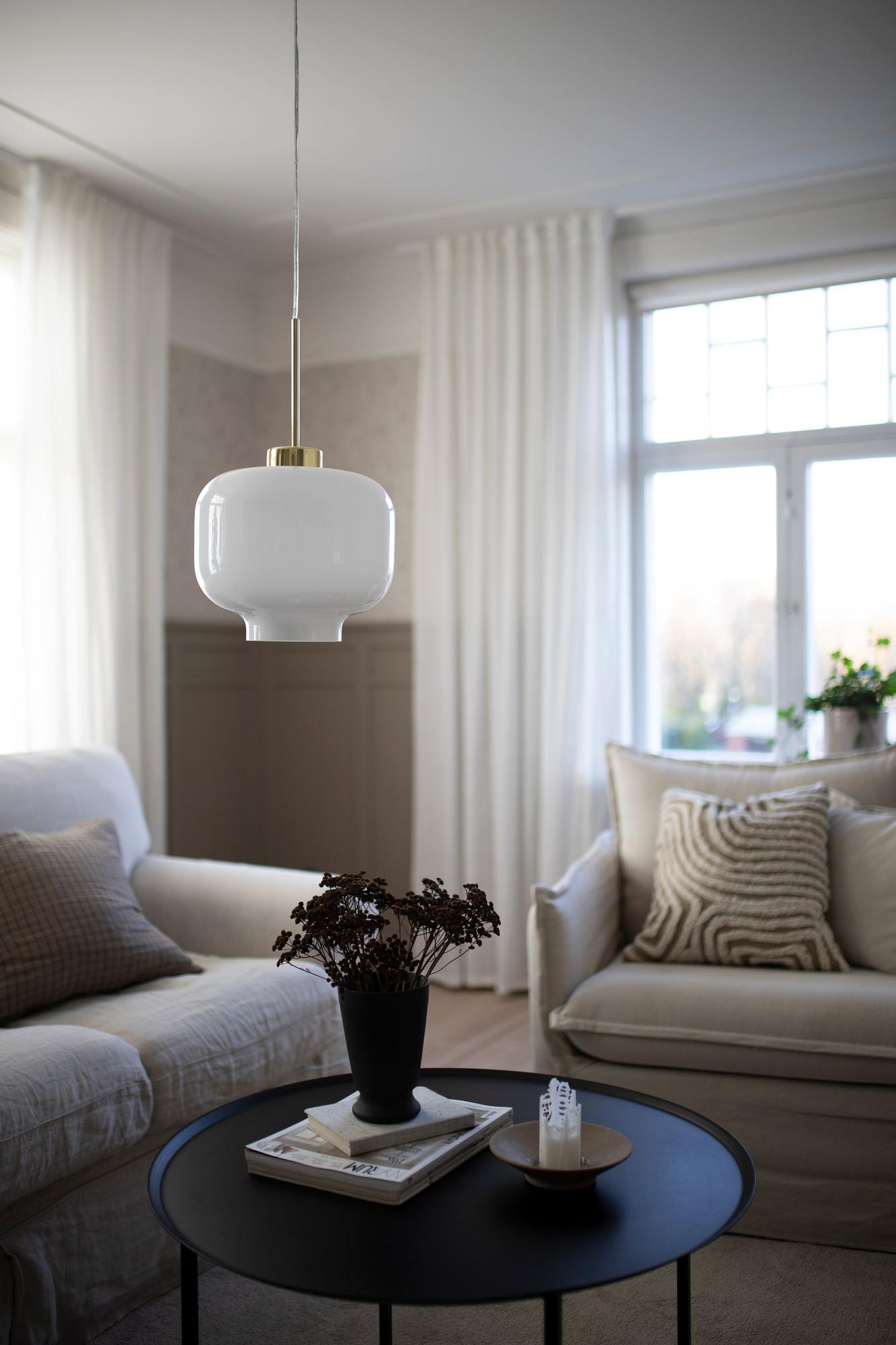 Ritz Lampada a sospensione Bianca Ø 25cm 0