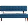 WestHolz Loveseat Sofa 2-Sitzer Nachtblau 1