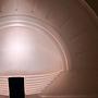 Vintag Art Deco Tischlampe Glas 1980er Jahre 8