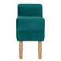 Polsterbank Banquette Samt Türkis 2