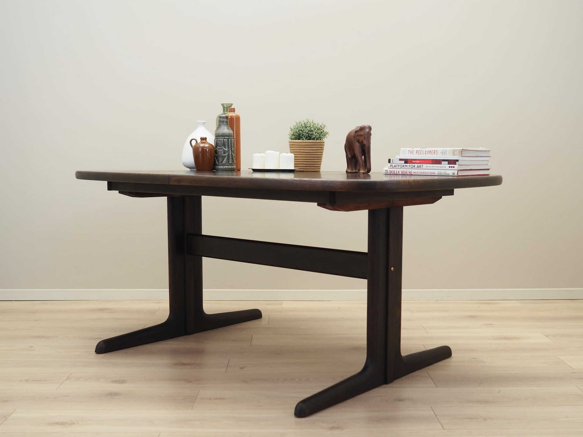 Table Wood Brown 1970s 4