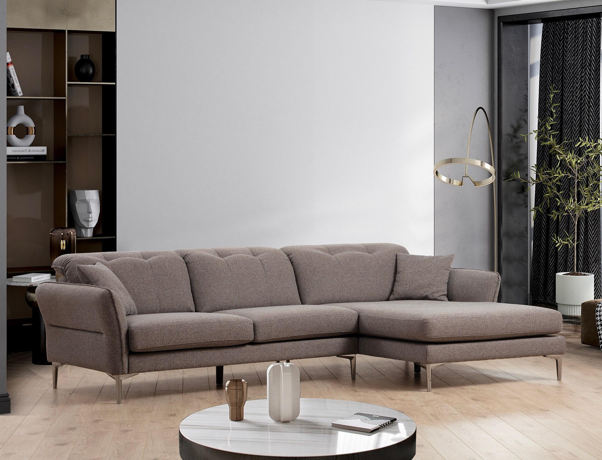 Costor Ecksofa Rechts Grau 1