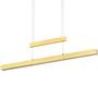 LED pendant light 3-flame Aluminum Gold 1