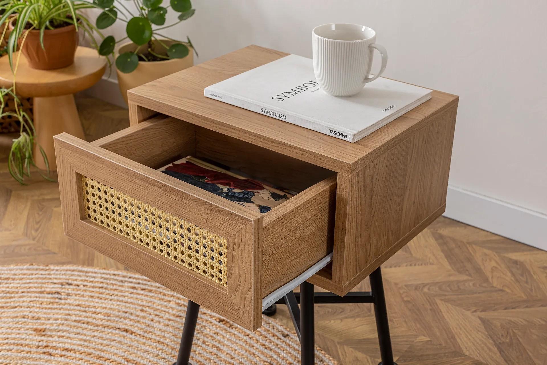 Nala 54 Side Table Brown 4