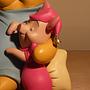  Figur Winnie Puuh & Ferkel Kunstharz Keramik 2000er Jahre 6