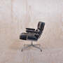 Lobby Chair ES 108 Schwarz Leder 1