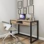 Ogene Desk Wood Veneer Black 1