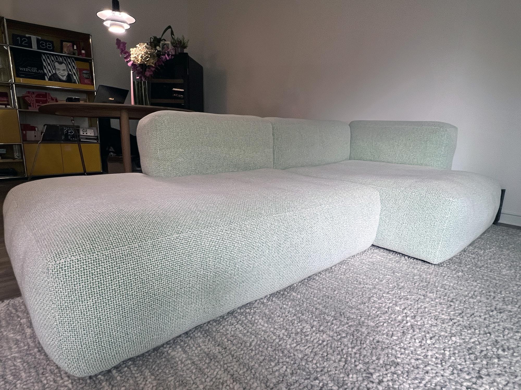 Mags Sofa 2-Sitzer Grün Weiß  5