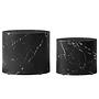 Couchtisch Warners 2er Set MDF Schwarz 48x33cm 3