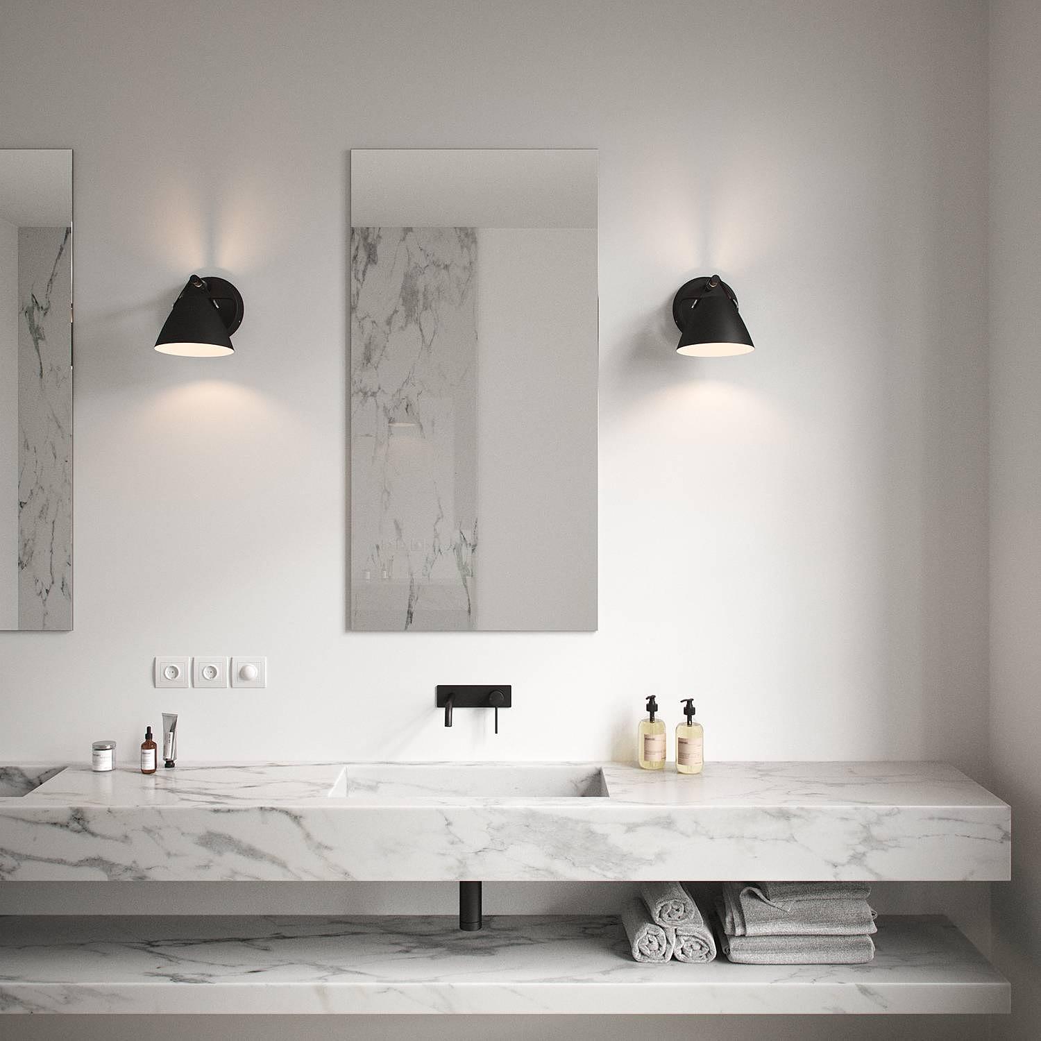 Wall lamp Strap II Black 3