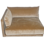 Vincent 1-Sitzer Modul Rechts Velour Matt Beige 5
