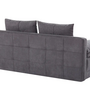 Schlafsofa Textil Grau 1