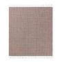 Ibiza Plaid Decke Recycelte Baumwolle Mikro-Karo Blau Rot 3