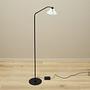 Stehlampe Metall Glas 1970er Jahre 1
