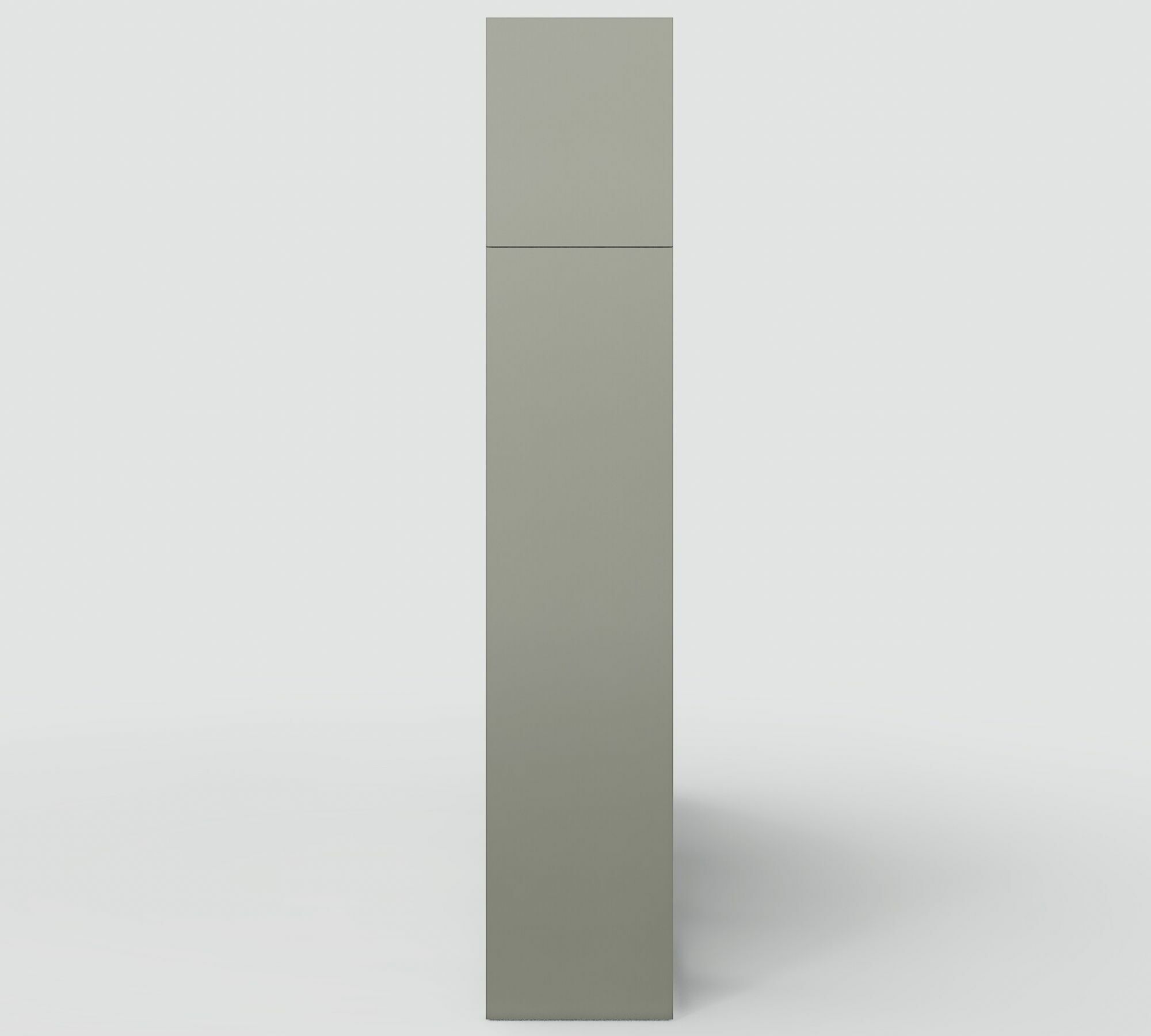 Gryd Bücherregal Holz Grau 1