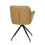 ELVERUM SPU Dining chair Faux leather Light brown 8