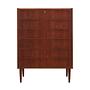 Chest of drawers Teak wood 1970s 0