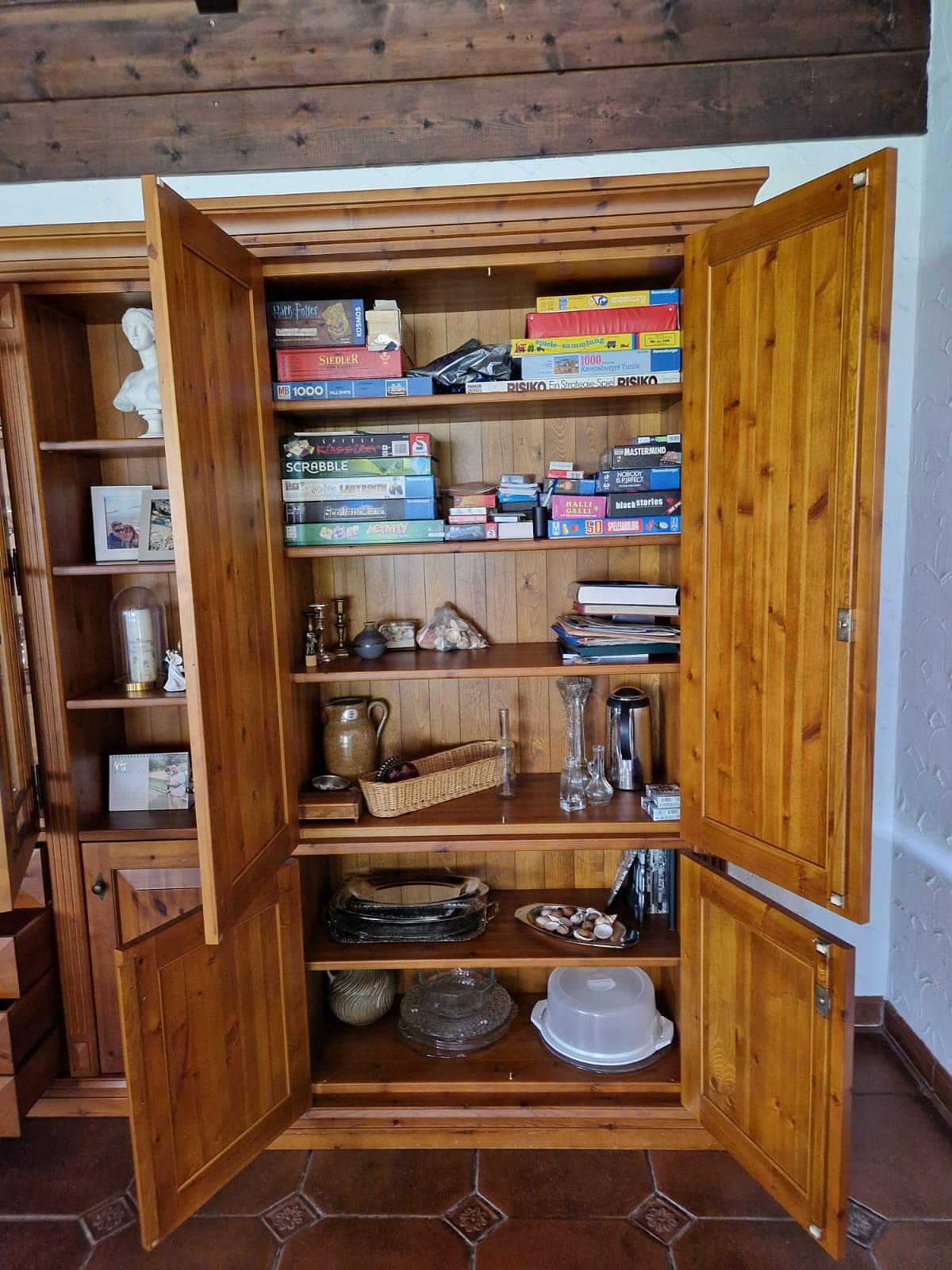 Biblioteca Wohnzimmerschrank Braun 4