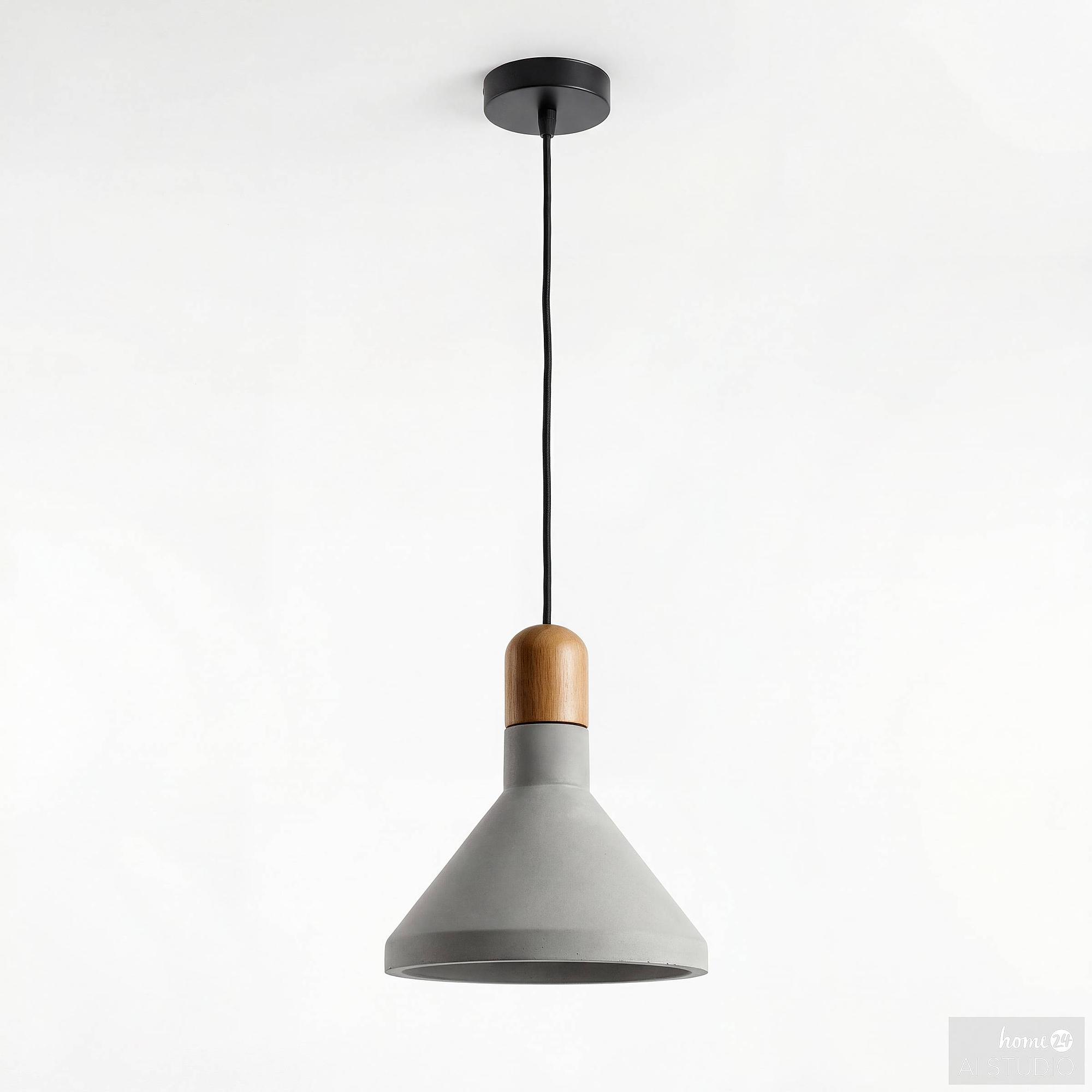 OREL Pendant Light 1-Light Concrete Iron 4