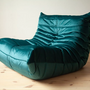 Togo armchair velvet petrol 2