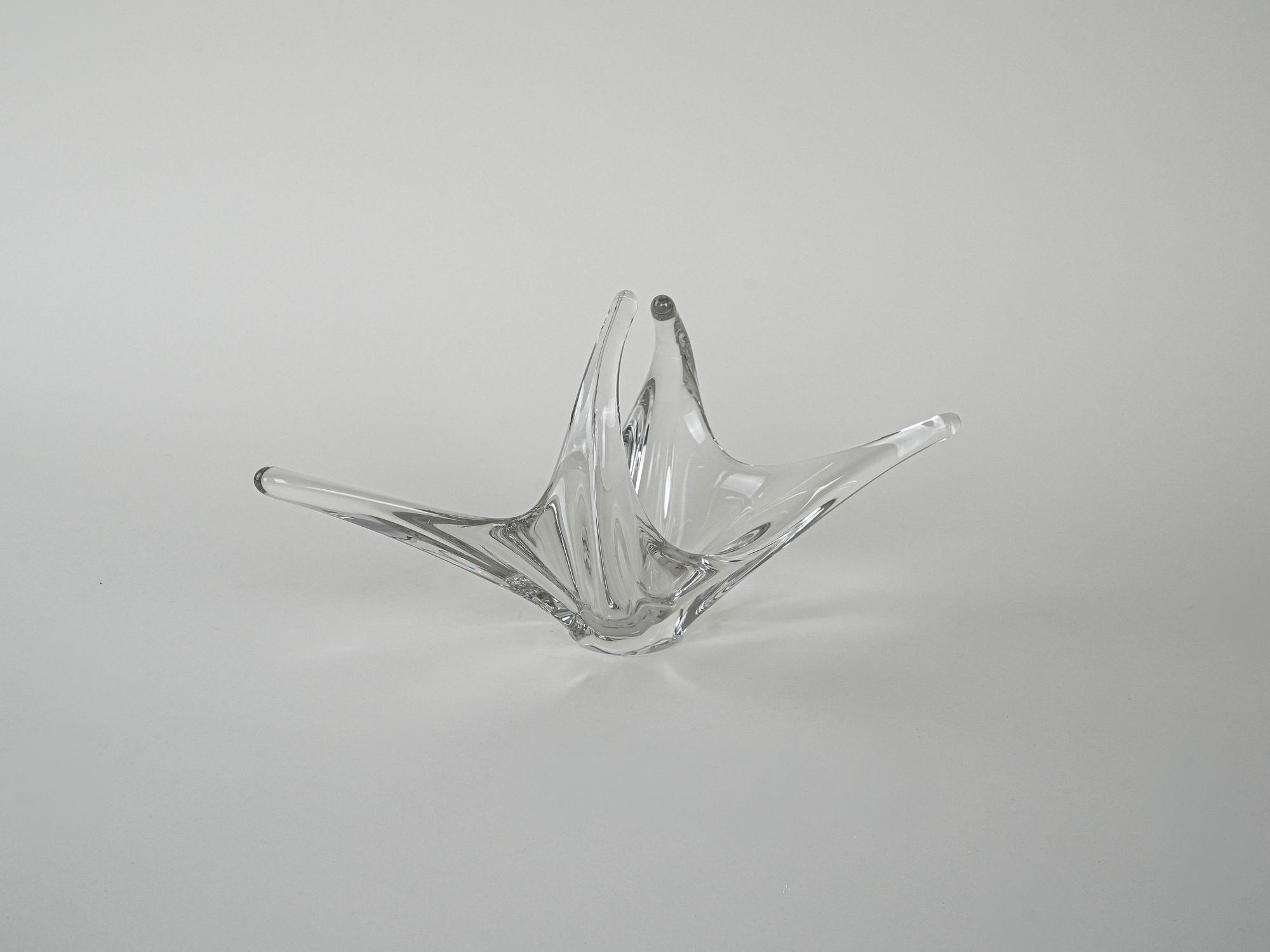 Space Age Glassplatte Transparent 1960er Jahre 5