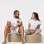 Runder Garten Sitzsack Nerz 7