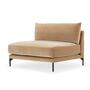 Vincent 1-Sitzer Sofamodul Velour Matt Beige 0