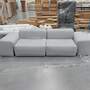 Pyllow Sofa 2-Sitzer Lichtgrau Baumwoll-Leinen Mix 5