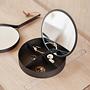 Mira Hand mirror Stainless steel Glass Brown 3