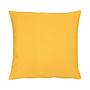 Pillowcase Torino Woven Fabric Saffron Yellow 49 x 49 cm 0