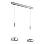 LED-Pendelleuchte Colette Eisen Chrom 1