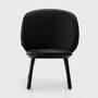 Naïve Lounge chair Ash wood Leather Black 4