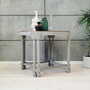 Vintage Couchtisch Holz Grau 1940er Jahre 2