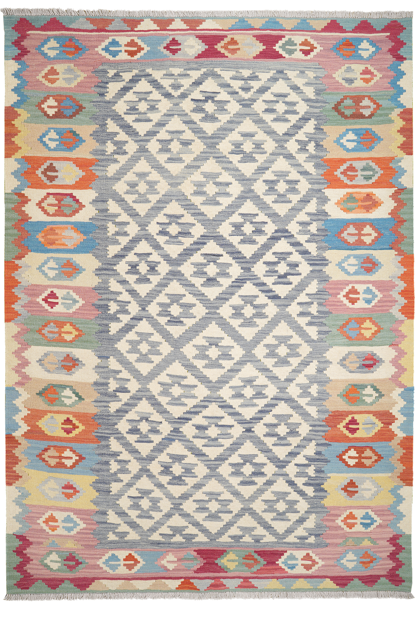 Kelim Gashgai Wool Multicolored 0