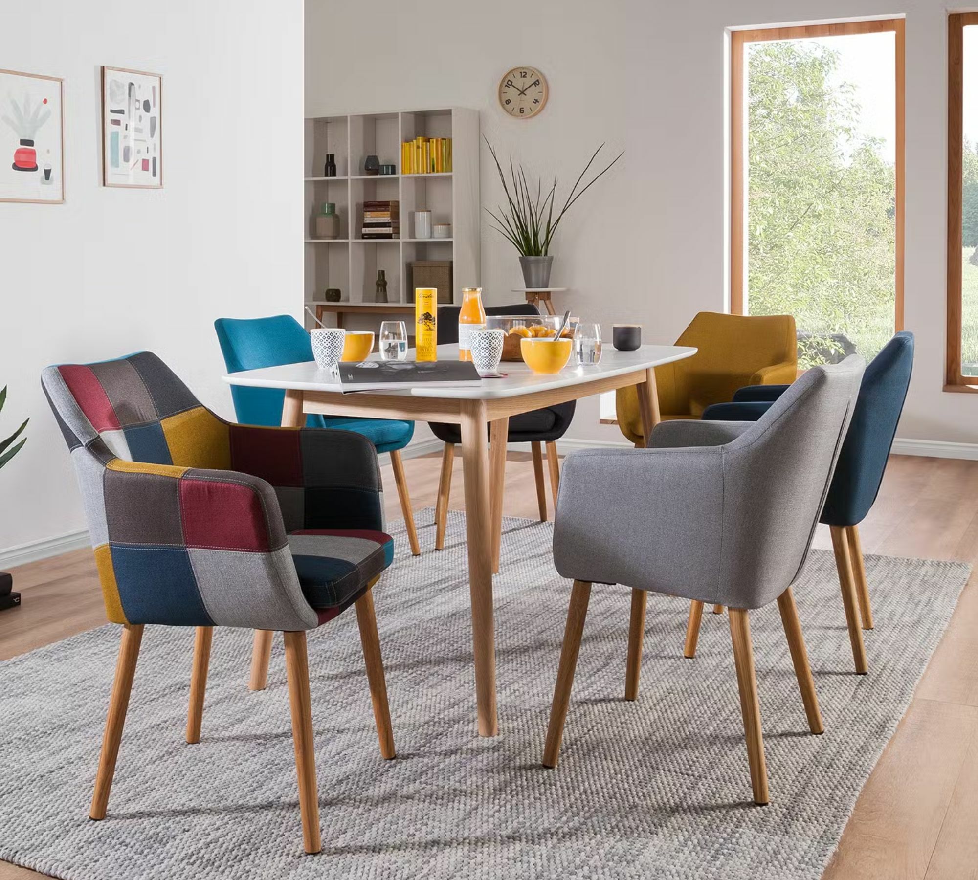 Armchair Webbing Patchwork Multicolor 0