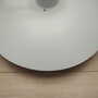Vintage Pendant Lamp Metal White 1960s 6