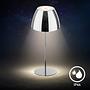 Serina LED Battery Table Lamp Chrome 4