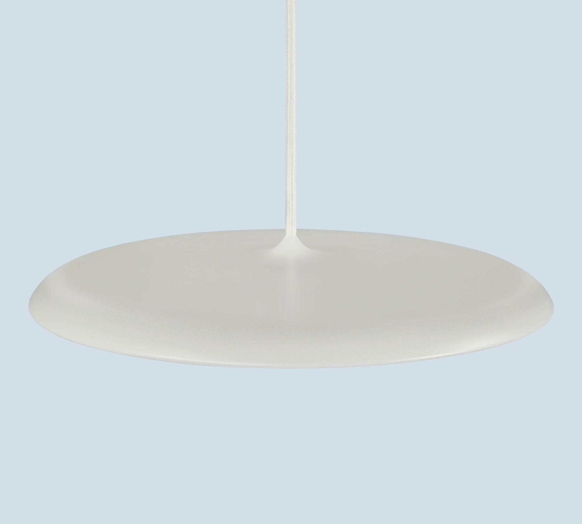 LED Pendelleuchte Polyester PVC 1-Flammig Off White 3