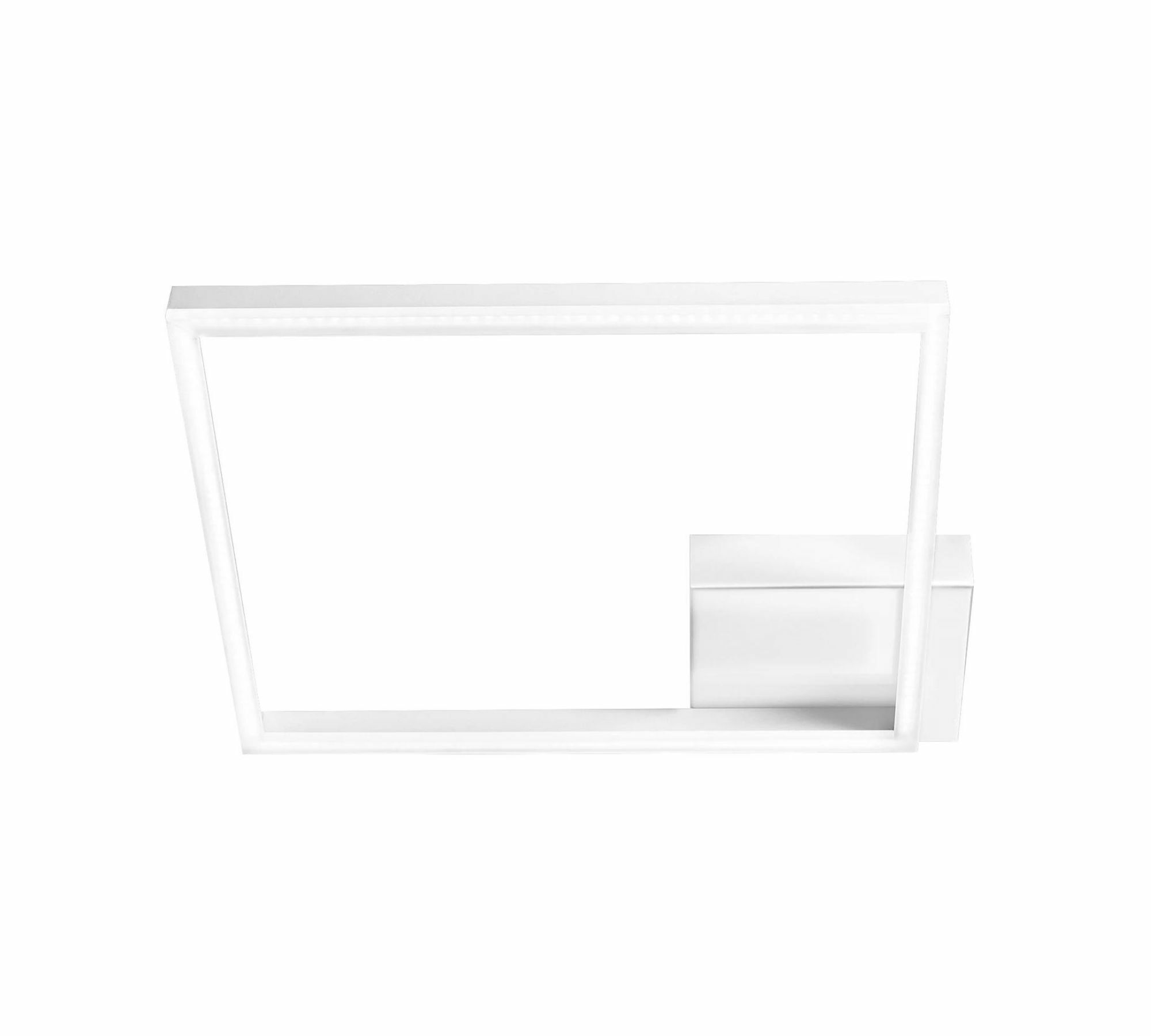 LED Deckenleuchte 1-flammig Aluminium Weiß 0