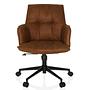 SOLAO LIFE  Office Chair Swivel Fabric Brown 0