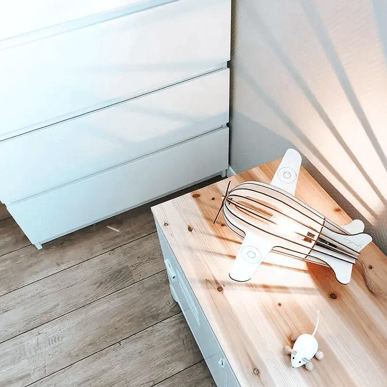 Antoine Baladeuse Desk lamp Airplane Wood 4