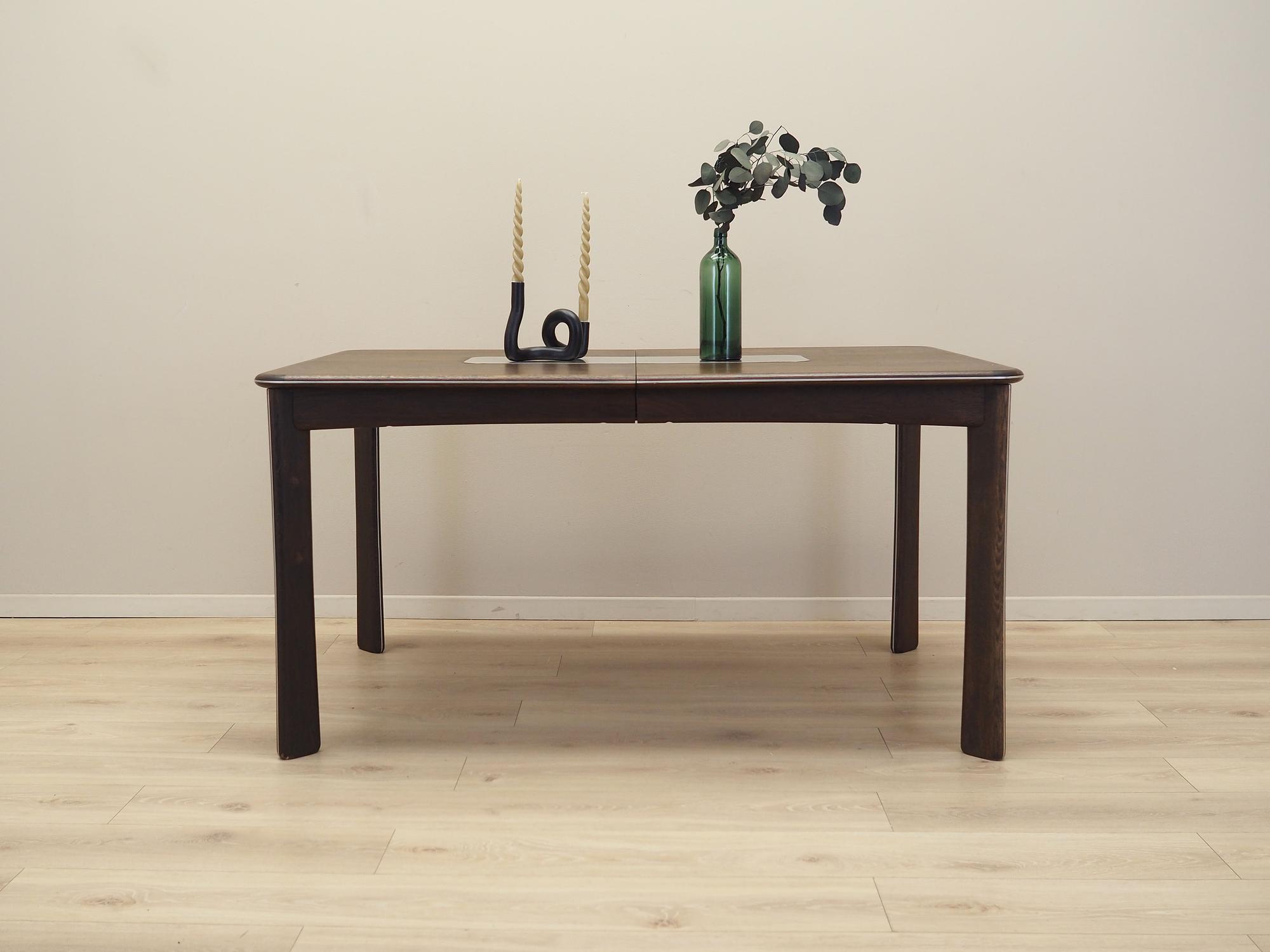 Dining table oak 1970s 1