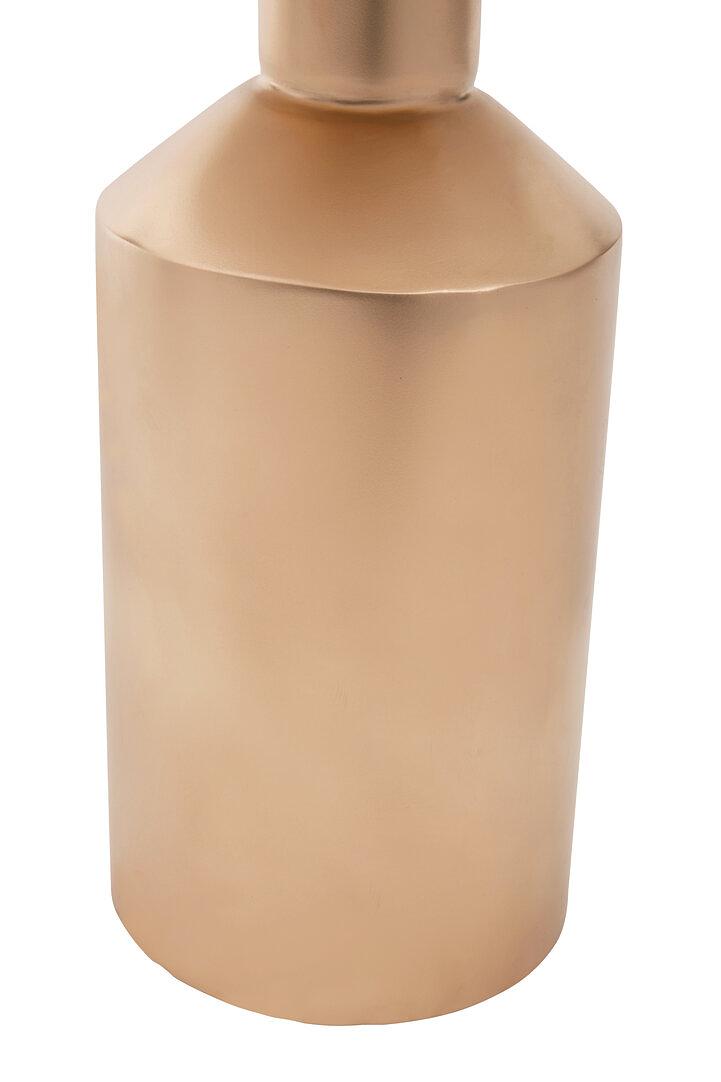 Amira White Marble Top Gold Base Beistelltisch
 2
