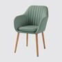 Armchair TILANDA Fabric Cors: Mint Grey Single chair 0