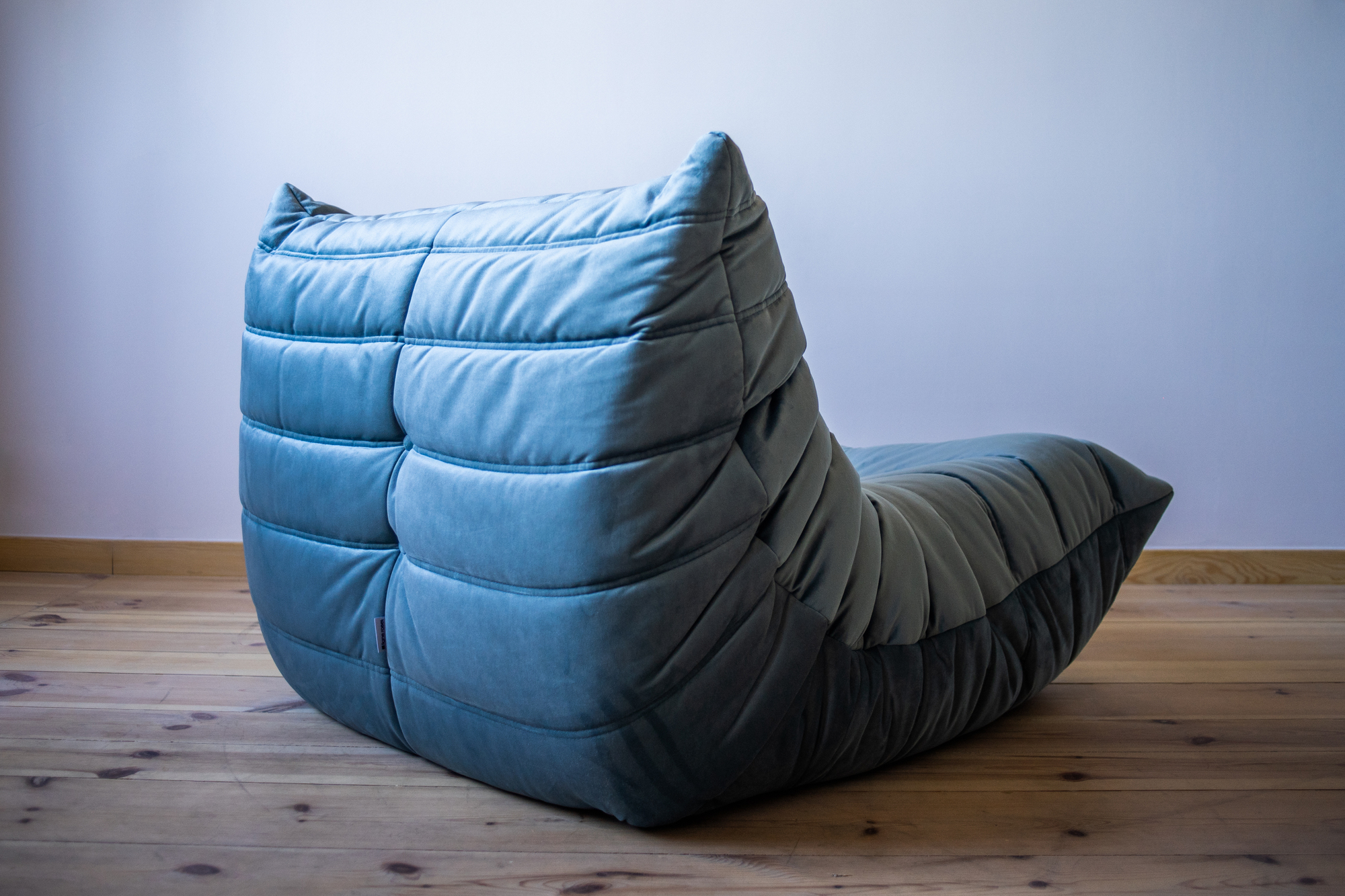 Togo Armchair Velvet Azure 3