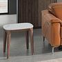 Side table marble walnut veneer 2