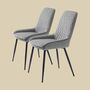 2x Dining chair Grey 0